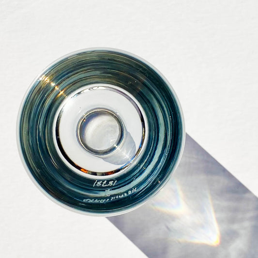 Per Lutken Vase Holmegaard Short Tube Vase 1950's Signed on the bottom