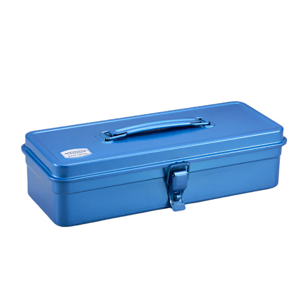 Made in Japan Authentic Steel Toolbox. Pressed from a single steel plate and seamless. Blue