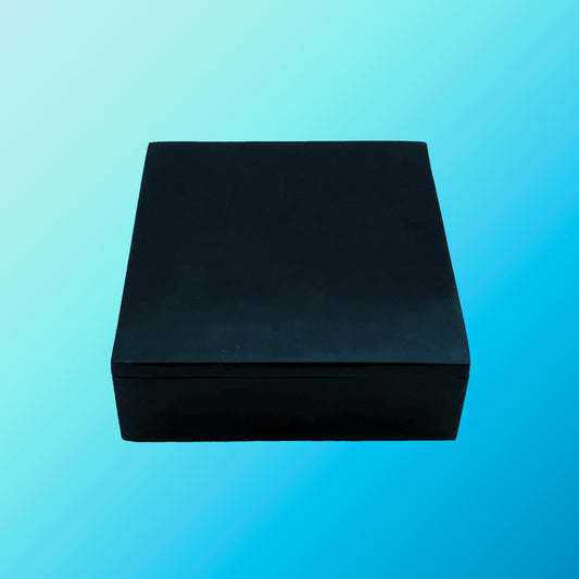 Hand made black box made in Greenland from Black Marble. Te Plus Te Archive.