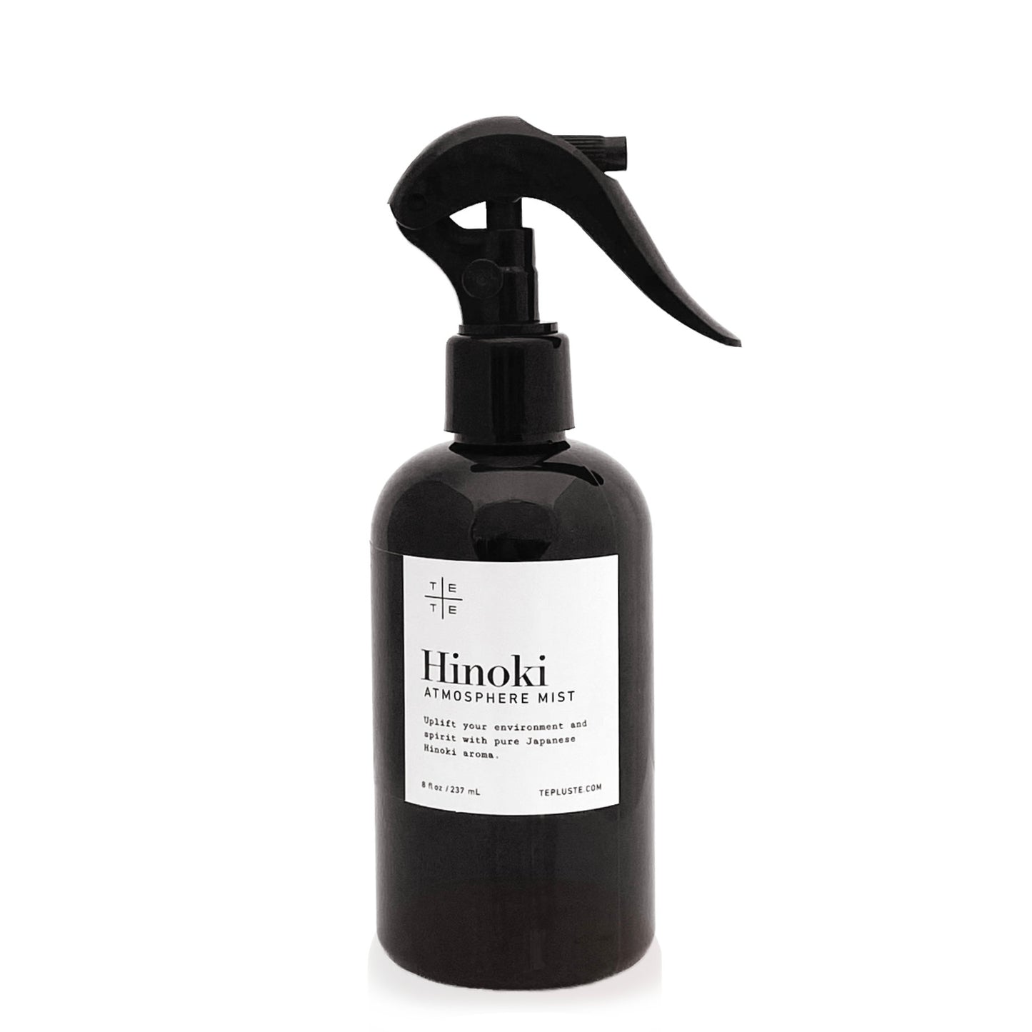Te Plus Te Hinoki Atmosphere mist. Uplift your environment and spirit with pure Hinoki aroma. Spray Hinoki Atmosphere Mist as needed throughout the home and office or on intimate items such as pillows, towels and clothes.