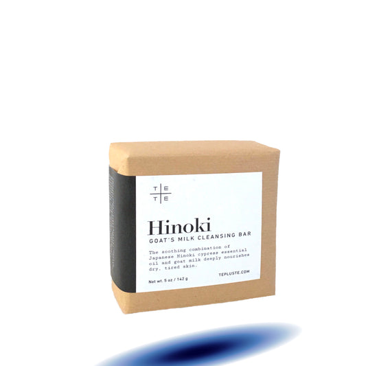 te plus te-Hinoki Goat's Milk Cleansing Bar 5 oz