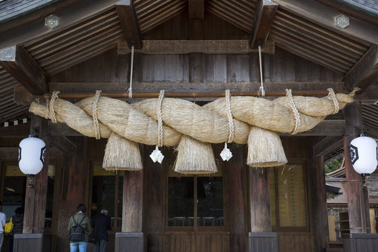 large Shimenawa at Izumo taisya 