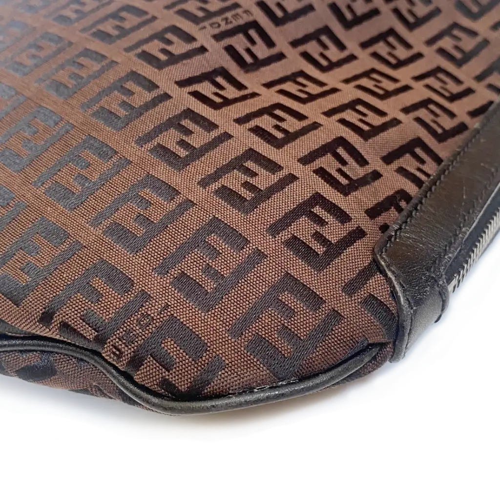FENDI vintage mini pochette bottom corners condition
