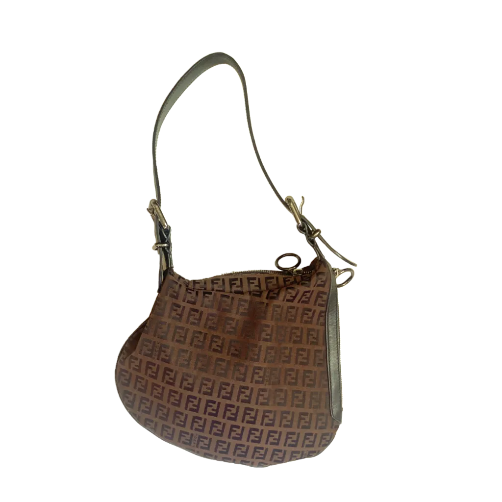 FENDI Zucca mini pochette vintage shoulder bag another side view