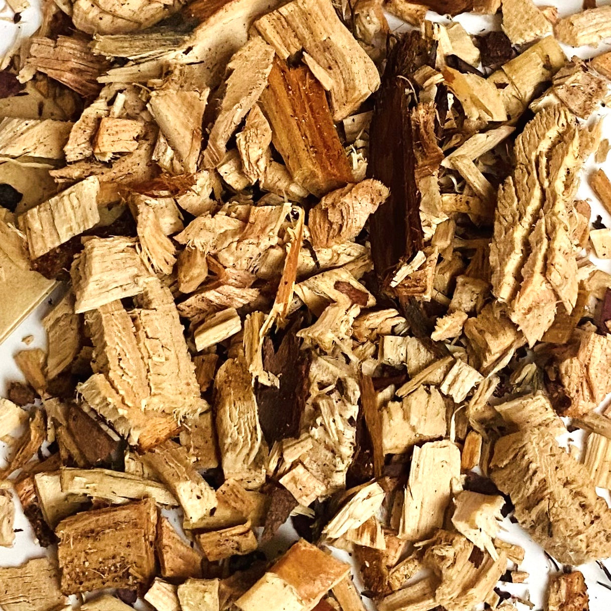 close up of wood chips