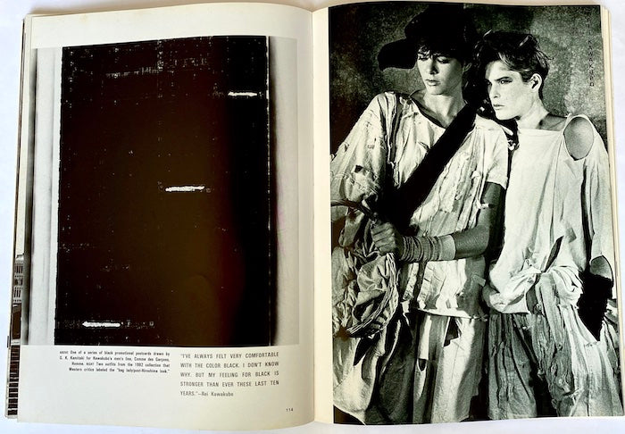TE PLUS TE iconic object NF Japan Exciting to see these images of Rei Kawakubo when she was starting COMME des GARÇONS history.