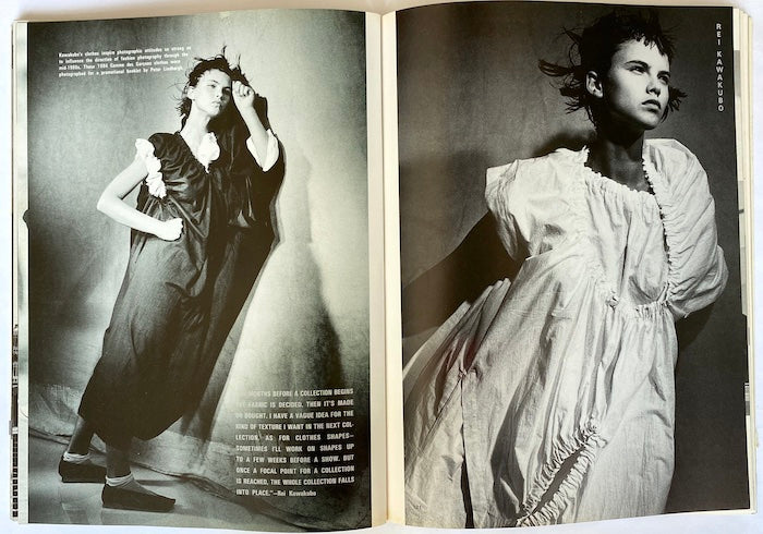 TE PLUS TE iconic object NF Japan Exciting to see these images of Rei Kawakubo when she was starting COMME des GARÇONS history.