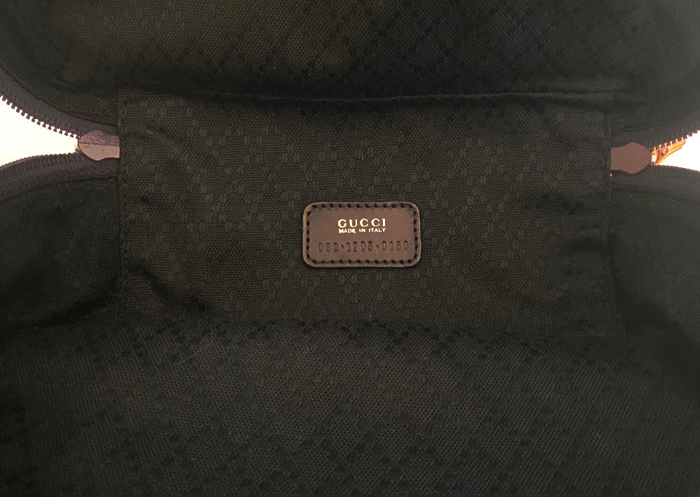 Gucci Italian Designer Brown Branded Fabric & Leather -  Sweden
