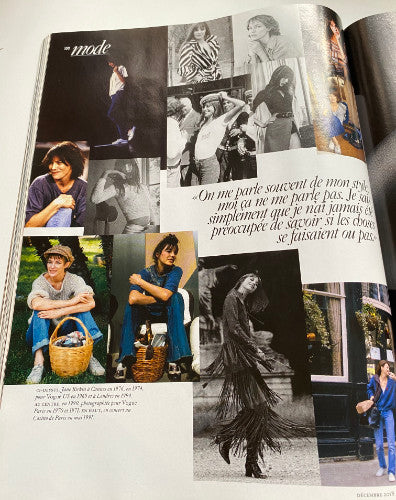 French Vogue Jane Birkin family life and iconic images