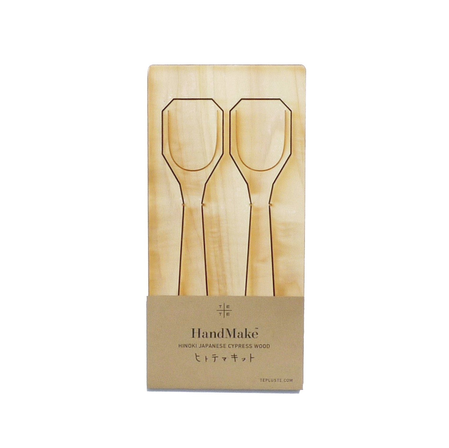 Hinoki-HandMake Dessert Spoon - te+te (te plus te) 