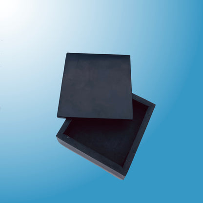 Hand made black box made in Greenland from Black Marble. Te Plus Te Archive.