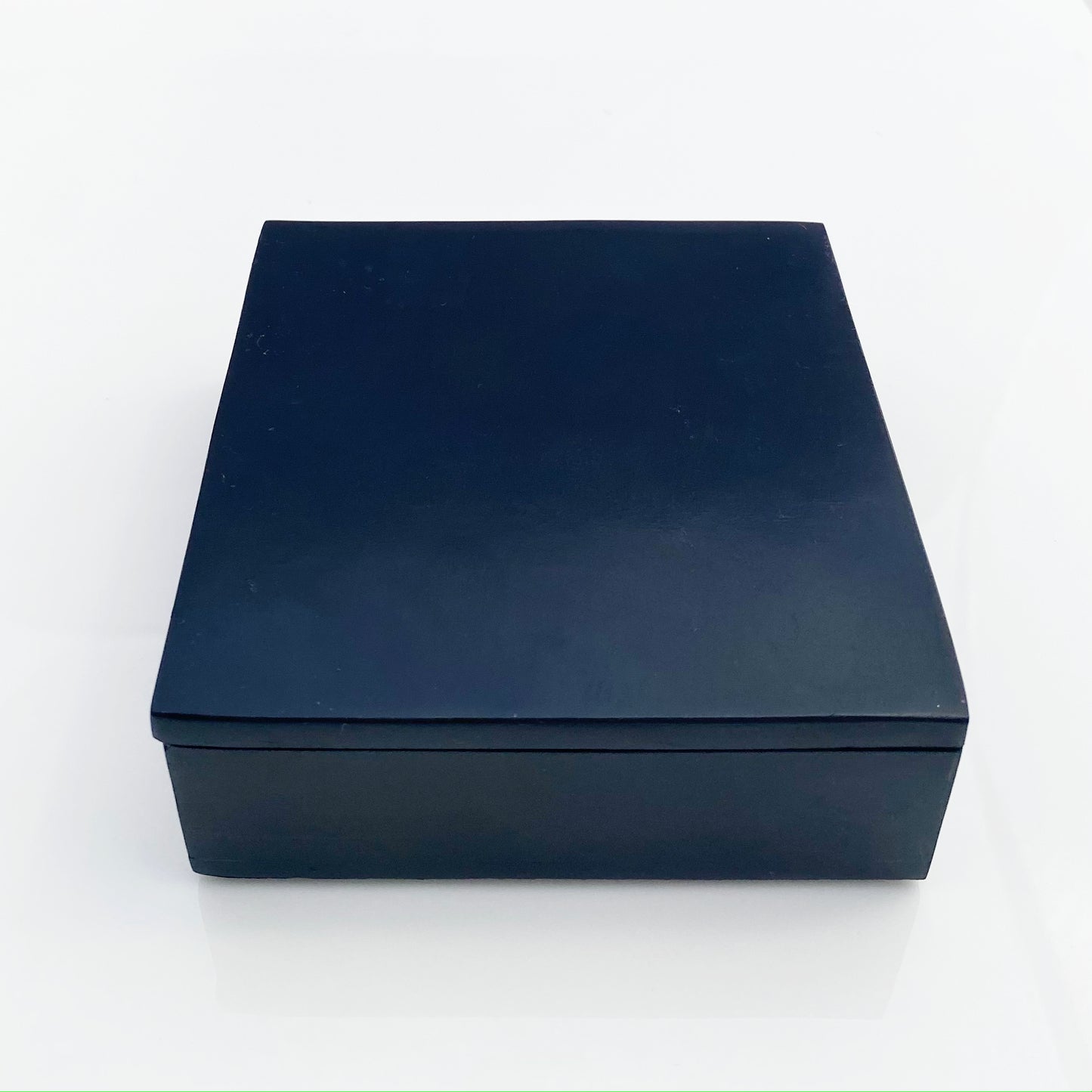 Hand made black box made in Greenland from Black Marble. Te Plus Te Archive.