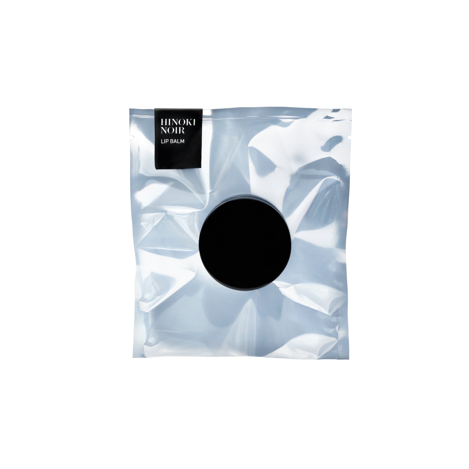 Hinoki Noir Lip Balm packaged